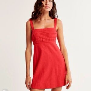 Abercrombie & Fitch Red Mini Dress